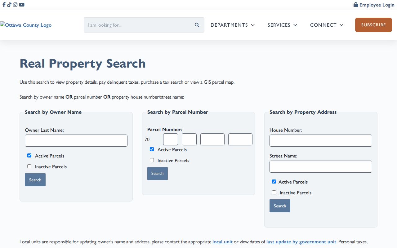 Holland street directory Ottawa property address search form